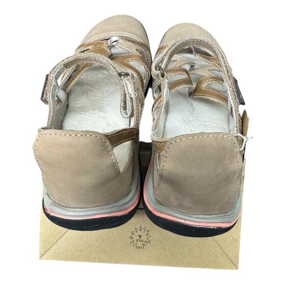 NWT Jambu Tan Leather Women's 9.5 M Shoe Tangerine WJ18TNG54 Memory Foam Relax - Picture 3 of 13